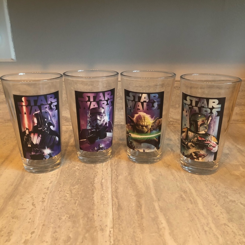 Star Wars drinking glasses